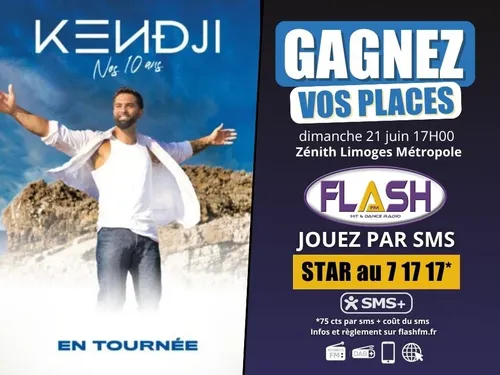Gagnez vos places pour le concert de Kendji Girac : "Nos 10 ans"
