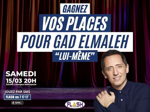 Gagnez vos invitations pour le spectacle de Gad Elmaleh "Lui-même"