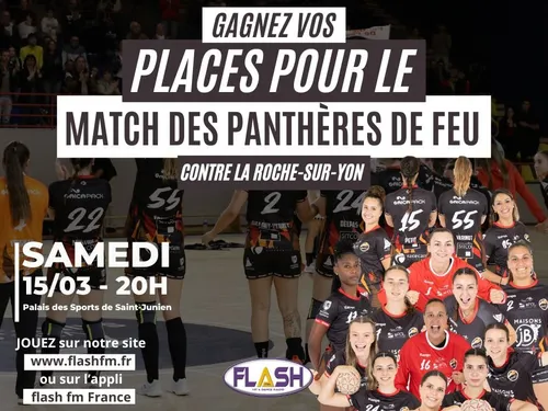 Gagnez vos places pour le match du ROC ASSJ HB 87 de Saint Junien...