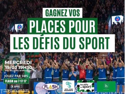 Gagnez vos places pour les Défis du Sport