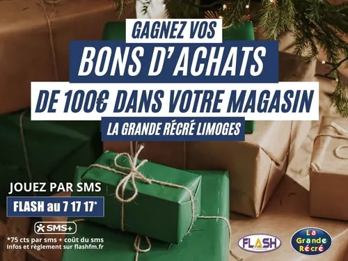 Gagnez vos bons d'achat de 100 € à La Grande Récré !