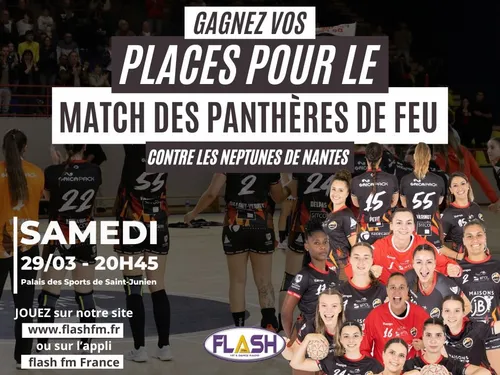 Gagnez vos places pour le match du ROC ASSJ HB 87 de Saint Junien...