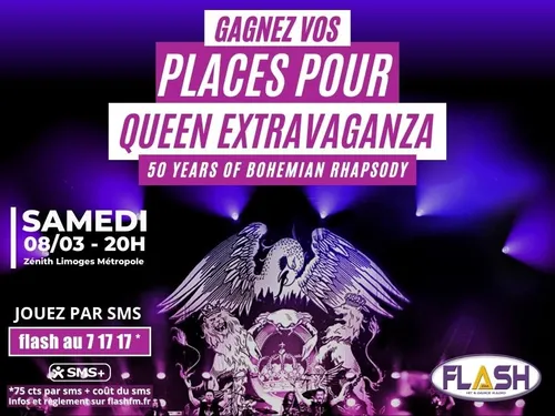 Gagnez vos invitations pour le concert Queen Extravaganza