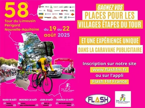 Gagnez vos pass pour le Tour du Limousin 2025