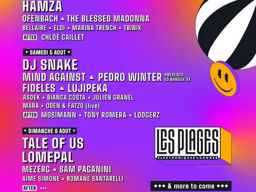 Les plages électroniques 2023