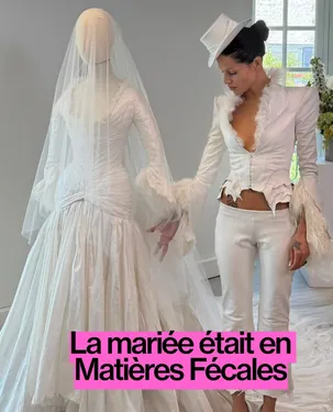 FG CHIC : Non, la mariée n'était pas en noir : Gabbriette a choisi...