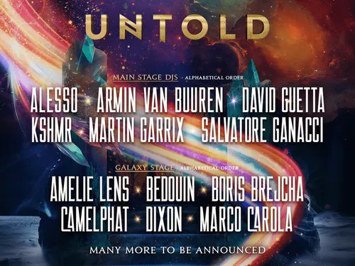 LE FESTIVAL UNTOLD ACCUEILLE DAVID GUETTA, MARTIN GARRIX, ALESSO,...