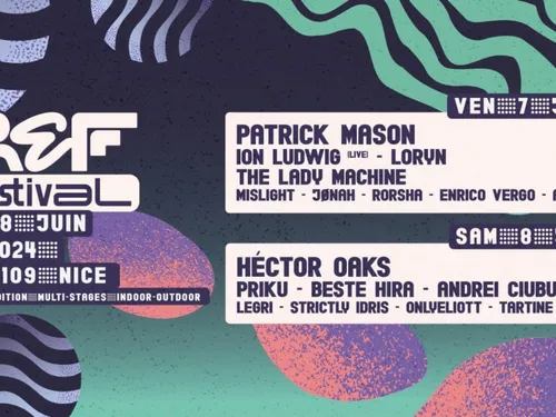 Le Riviera Electro Festival (REF) (7 au 9 juin 2024)