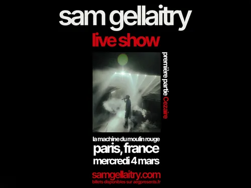 Gagne 2 places pour le concert de Sam Gellaitry à La Machine le 4...