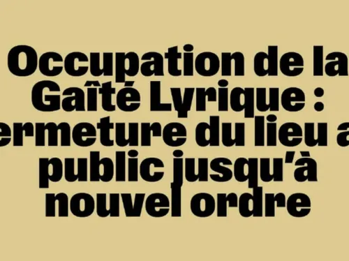 La Gaîté Lyrique ferme ses portes jusqu’à nouvel ordre 