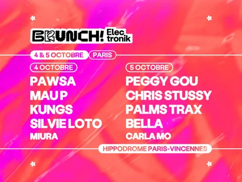 Brunch Electronik Paris les 4 et 5 octobre