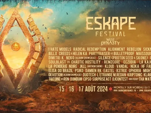 ESKAPE FESTIVAL (15 au 17 août 2024)