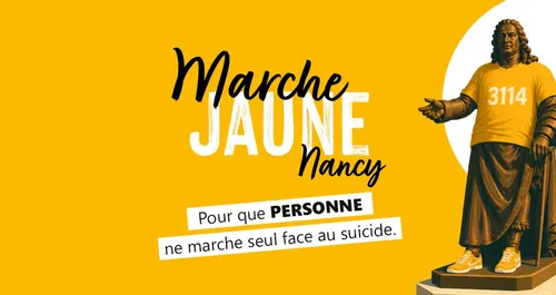 Marche Jaune : à Nancy, briser le silence autour des 9 000 suicides...