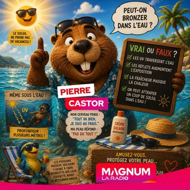  Peut-on bronzer dans l'eau ? 