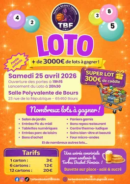 TARBES : LOTO TARBES BASKET FEMININ