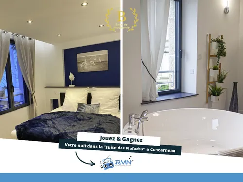 Une nuit dans la suite des Naïades à Concarneau