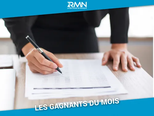 Les gagnants du mois