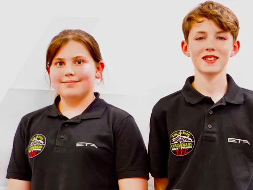 Lana Senzier et Adrien Soula au championnat de France des Écoles de...