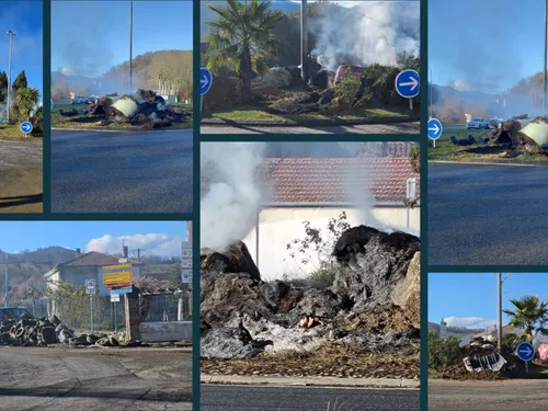 Mobilisation agricole sur plusieurs ronds-points du Couserans