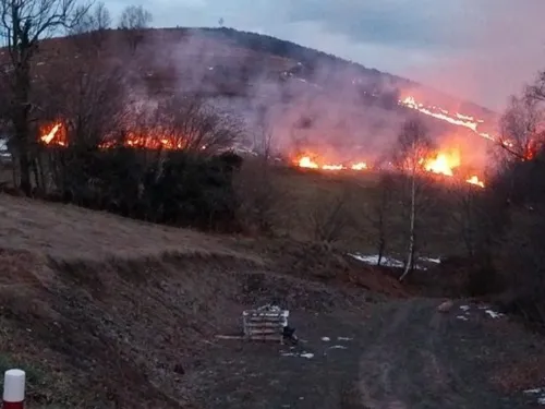 Important feu de végétation maîtrisé près du lieu-dit « La Soumère...