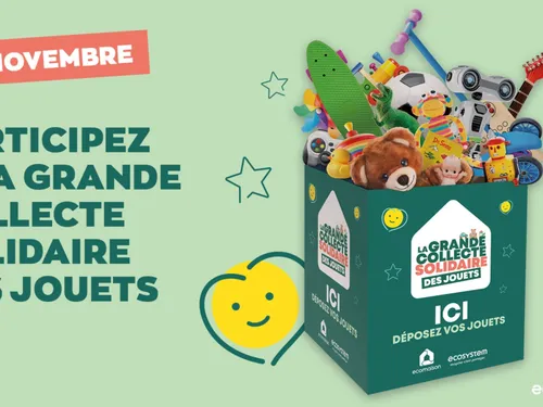 Une grande collecte solidaire de jouets du 1er au 30 novembre 2026