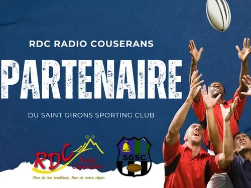 RDC Radio Couserans : Partenaire du Saint Girons Sporting Club