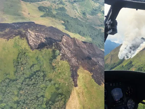 Seix : un incendie de montagne fixé après avoir parcouru une...