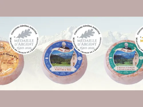Trois médailles au Concours Général Agricole 2026 pour les fromages...