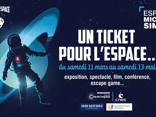 Dès le 11 mars, prenez un “Ticket pour l’espace” à Noisy-le-Grand