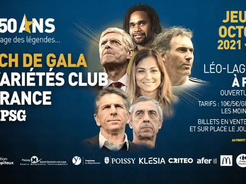 Le Variétés Club de France à Poissy en faveur des Pièces Jaunes