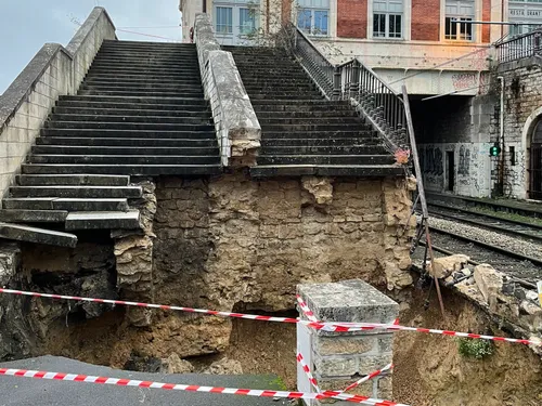 Éboulement dans les Hauts de Seine : une station de Tramway...