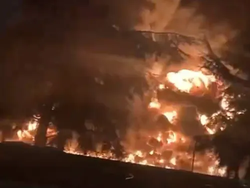 Le camion-citerne prend feu : l’autoroute A1 coupée après un...