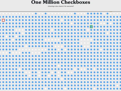 L’Actu Gaming : c’est la guerre sur One million checkboxes