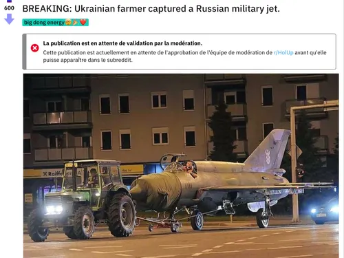 Un avion russe tracté par un ukrainien ? C’est faux !