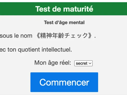 Quel âge avez-vous dans la tête ? On a testé pour vous le test de...