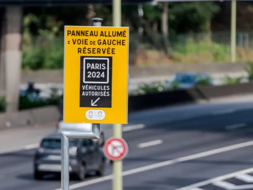 JO 2024 : la voie de gauche fermée sur 75% du périphérique à partir...