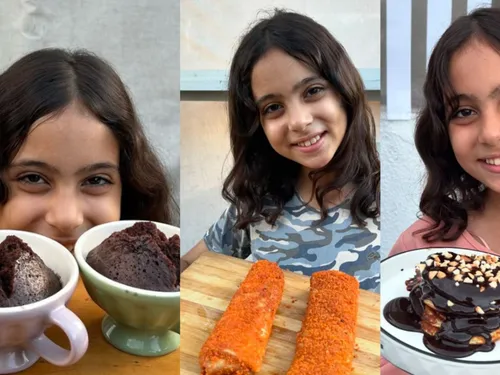 À Gaza, Renad, 10 ans, partage ses recettes réalisées à l’aide de...