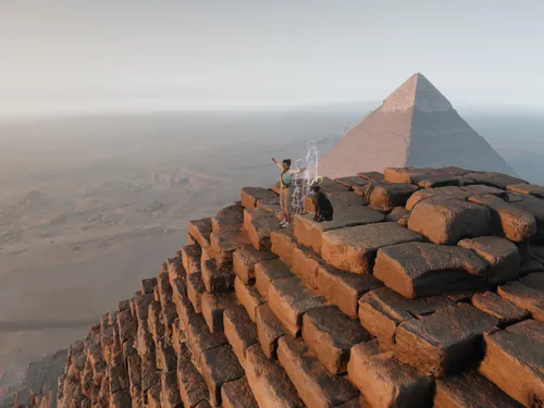 Visitez la pyramide de Kheops en réalité virtuelle depuis Paris