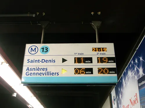 Test important ce dimanche pour la ligne 13 du métro