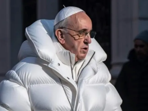Ce photo montage par I.A. du Pape François ravit les internautes