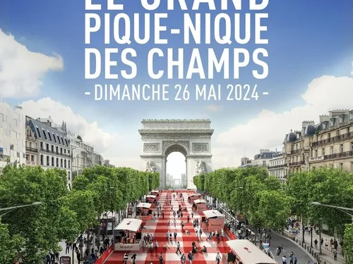 Déjà 240 000 inscrits pour le pique-nique géant sur les Champs-Elysées