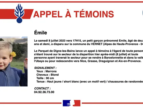 Disparition d’Emile : ce que l’on sait des recherches pour...