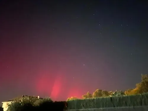 Des aurores boréales dans la ciel de la Loire
