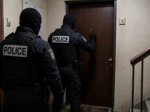 Sous un lit, joint à la bouche et ronces dans les cheveux, il est...
