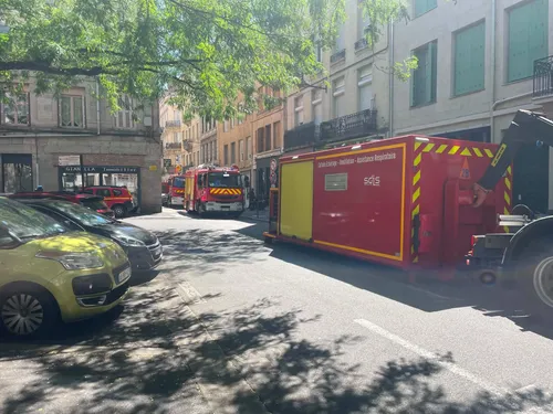 Saint-Etienne : départ de feu rue Roger Salengro, le secteur à éviter