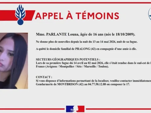 Une adolescente disparue dans le Forez