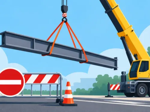 Pourquoi une grosse grue mobile va couper la circulation à...