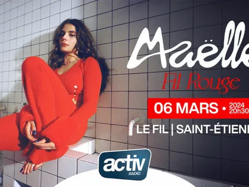 Maëlle en direct sur ACTIV avant son concert au Fil !