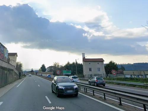 RN88 : entre Saint-Etienne et Firminy, terminé la limitation à 110...