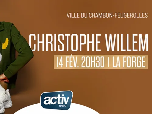 Christophe Willem en interview avant son concert !